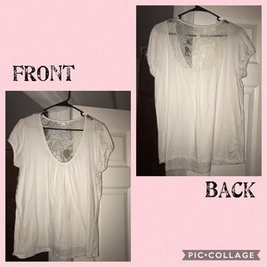 T-Shirt w/lace